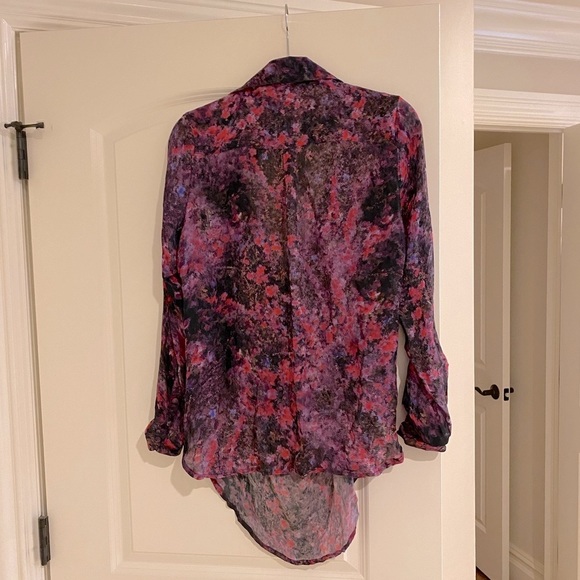 Haute Hippie for Bergdorf Goodman Floral Top size Large - Picture 2 of 3